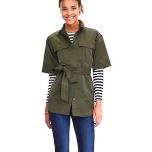 Banana Republic | Satin Belted Safari Tunic